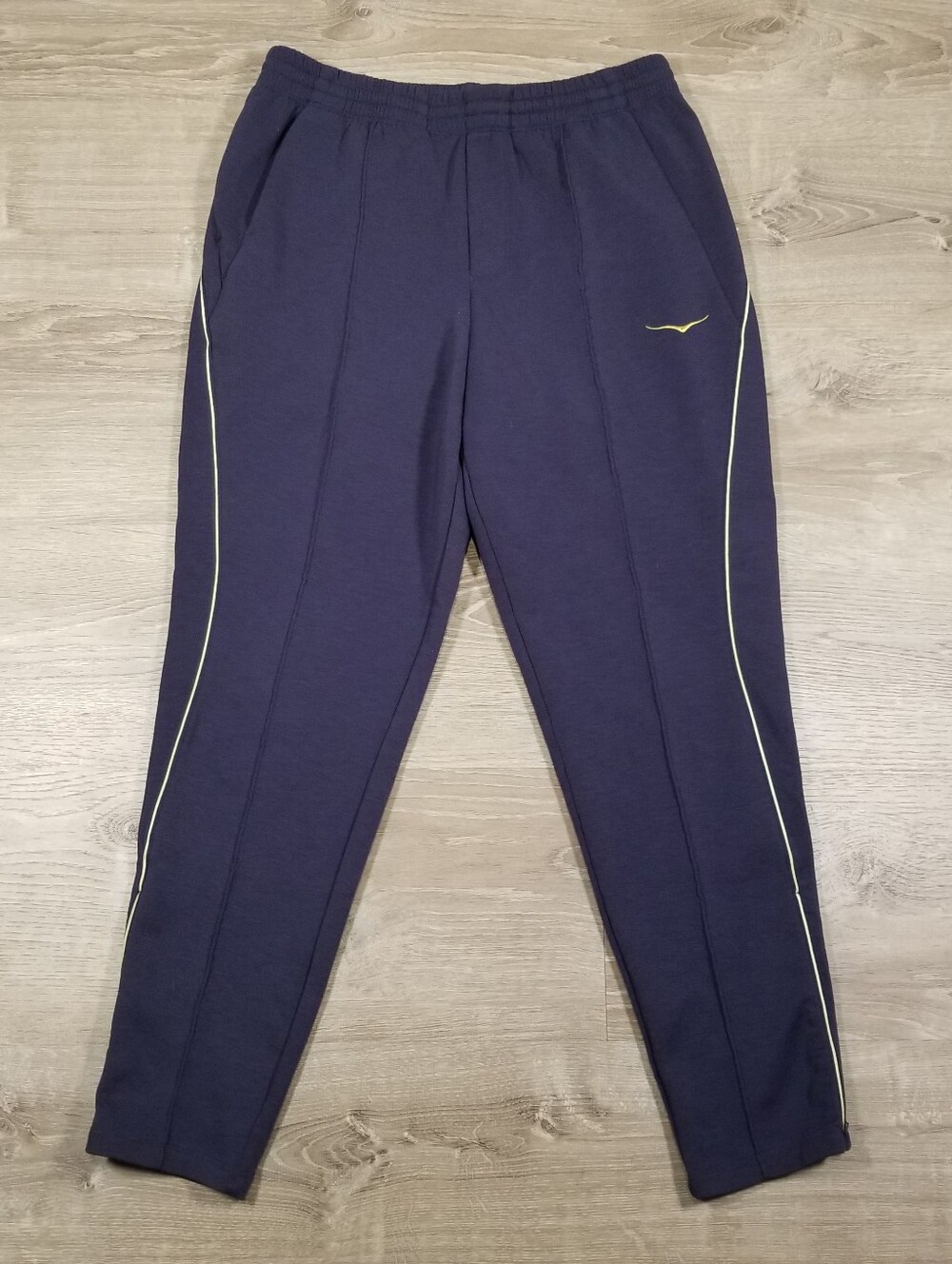 Hoka One One Kaitoro Knit Pants Mens Medium Navy Blue Gym Performance Stretch